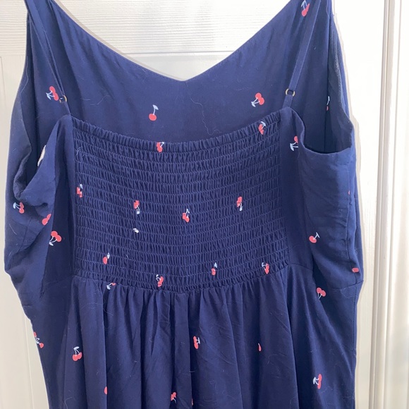 GAP | navy dress with 🍒 pattern - Picture 3 of 5